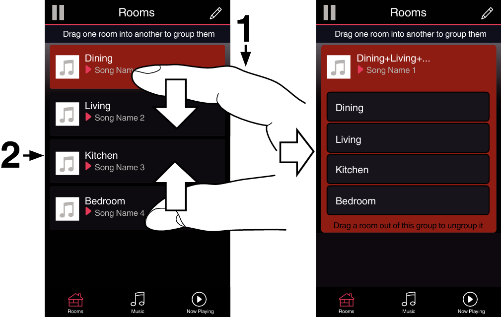 Grouping All room